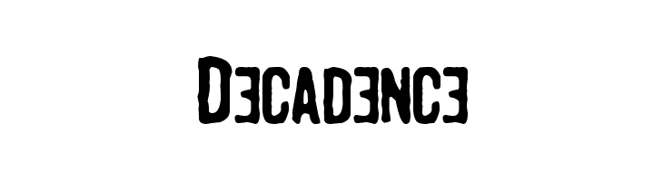Decadence  Descarca Fonturi Gratis