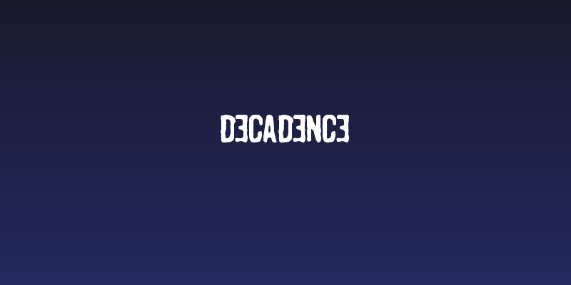 Decadence Social Header