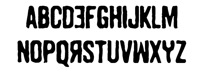 Decadence Schriftart Kleinbuchstaben