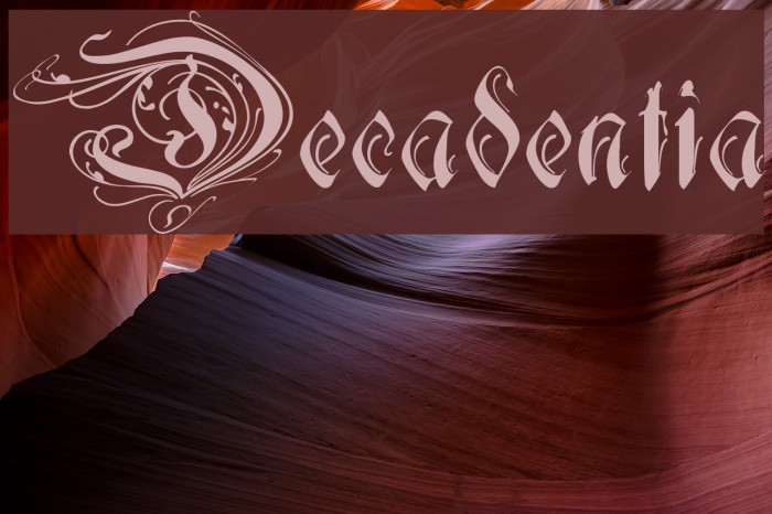 Decadentia لخطوط تنزيل examples