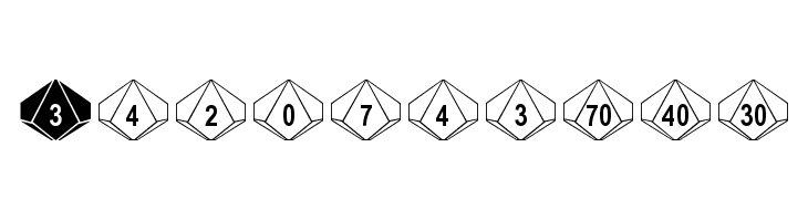 Decahedron Font