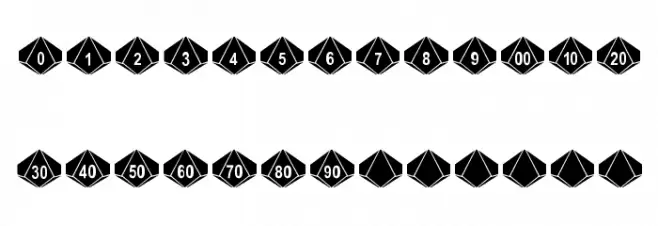 Decahedron Polices MAJUSCULES