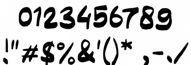 Decak Font OTHER CHARS