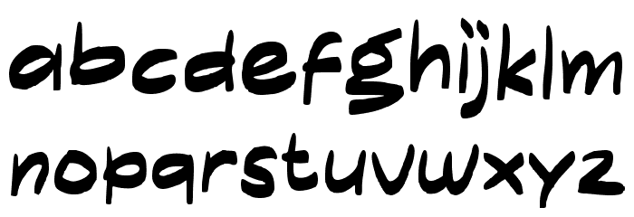Decak Font LOWERCASE