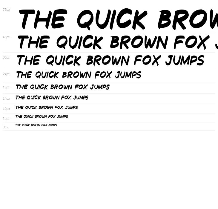 Decalk Bold Italic Waterfall