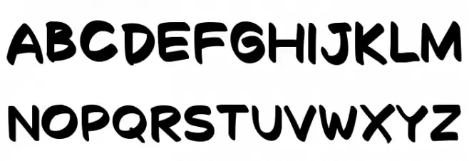 Decalk Bold Schriftart Groß