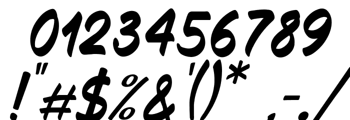 Decalk Italic Font OTHER CHARS
