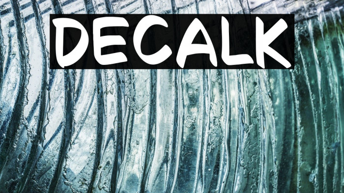 Decalk Font examples