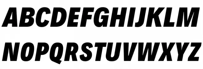 Decalotype Black Italic Fonte MAIÚSCULAS
