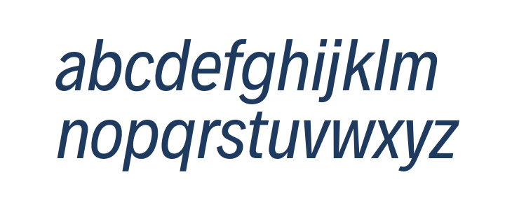 Decalotype Italic Lowercase