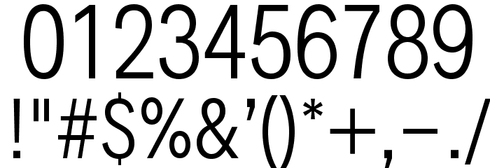 Decalotype Light Font OTHER CHARS
