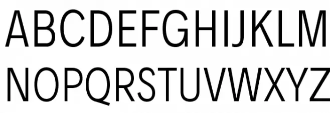Decalotype Light フォント 大文字