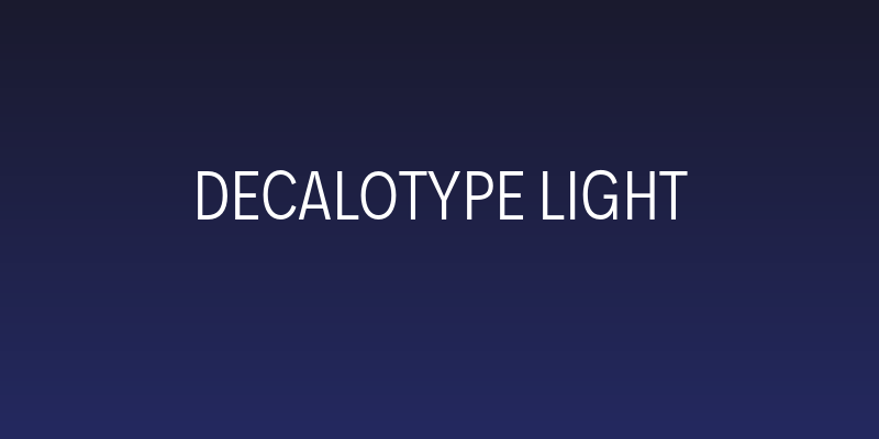 Decalotype Light Social Header