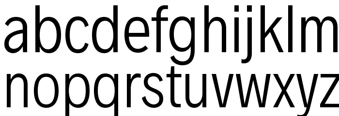 Decalotype Light Font LOWERCASE