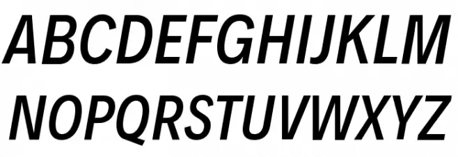 Decalotype Medium Italic خط أحرف كبيرة