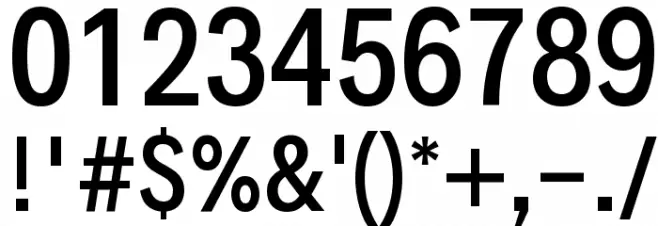 Decalotype Medium Font OTHER CHARS