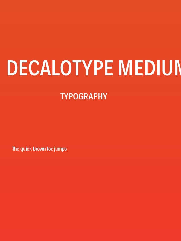 Decalotype Medium Poster