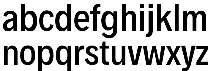 Decalotype Medium Font LOWERCASE