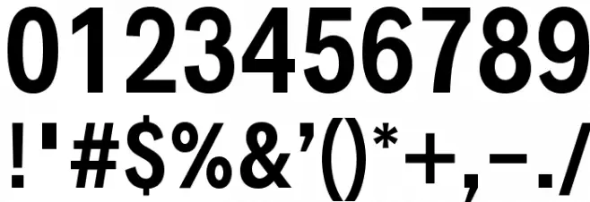 Decalotype SemiBold Font OTHER CHARS