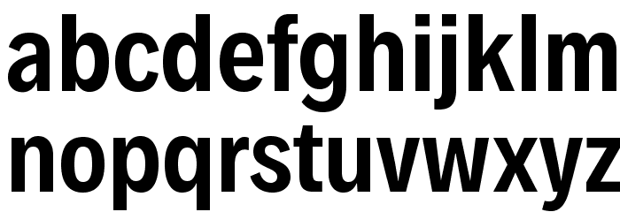 Decalotype SemiBold Font LOWERCASE