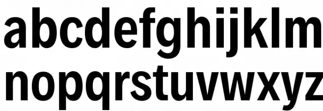 Decalotype SemiBold フォント 小文字