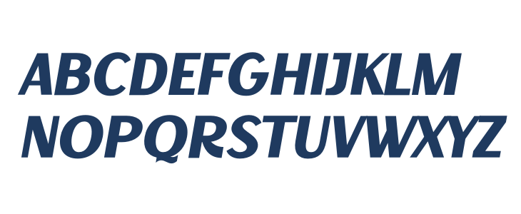 Decary Sans BoldIt PERSONAL USE Regular Lowercase