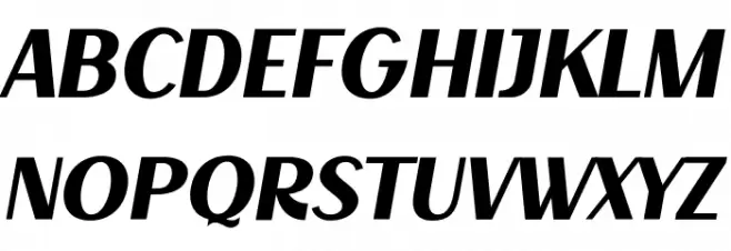 Decary Sans It PERSONAL USE Regular Schriftart Groß
