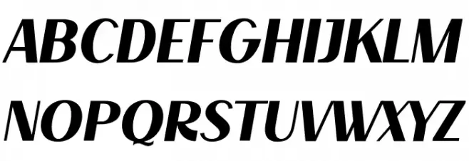 Decary Sans LightIt PERSONAL USE Regular 字体 大写