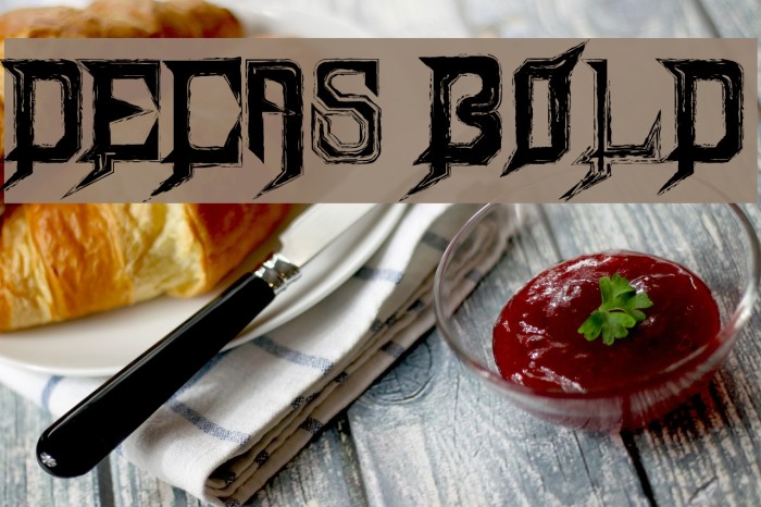 Decas Bold Font examples