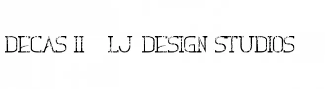 Decas II - LJ-Design Studios #2  Fuentes Gratis Descargar