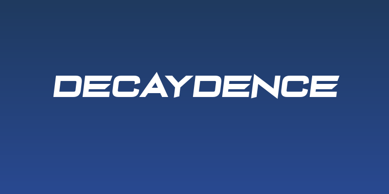 Decaydence Social Header