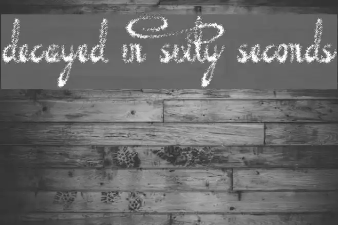 Decayed in Sixty Seconds Example 1