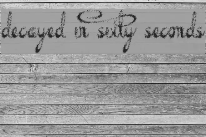 Decayed in Sixty Seconds Example 3