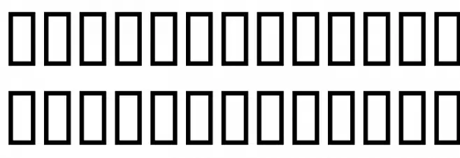 DecayedOptical フォント 大文字