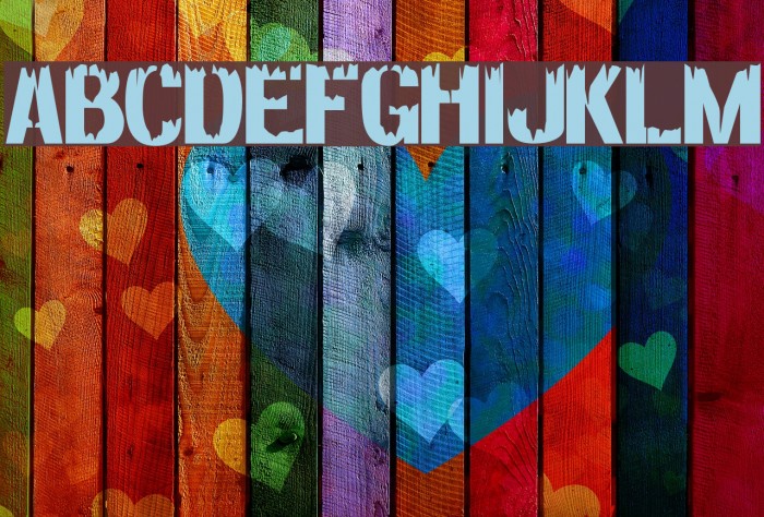 Decaying Alternate Font examples