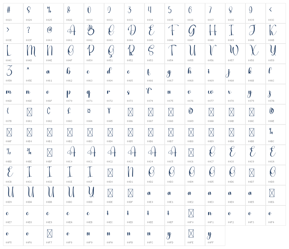 December Celebrate Character Map