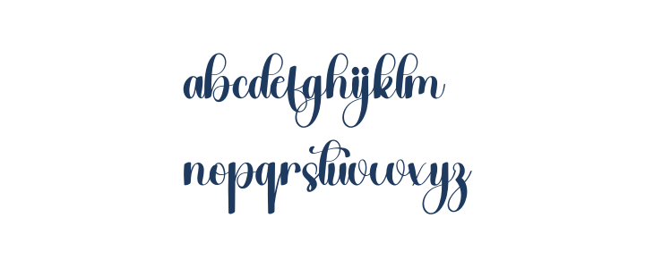 December Celebrate Lowercase