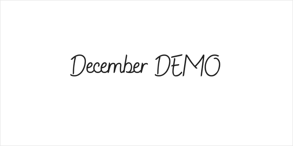 December DEMO Logo
