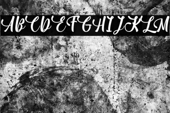 December Pastel - Personal Use Font examples