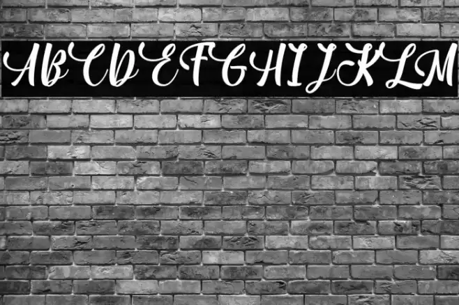 December Pastel - Personal Use Font examples