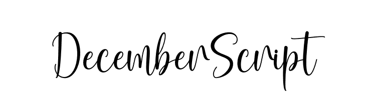 December Script  नि: शुल्क फ़ॉन्ट्स डाउनलोड