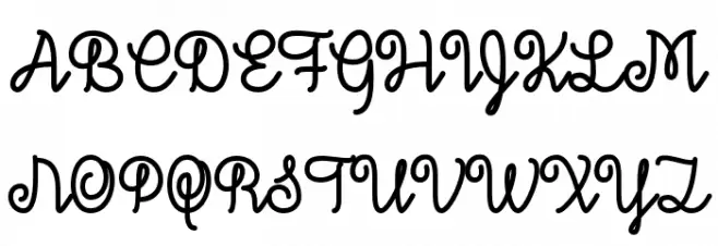 December Sky Font Шрифта ВЕРХНИЙ