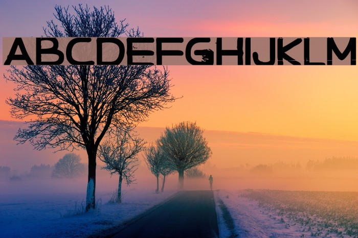 December handmade Font examples