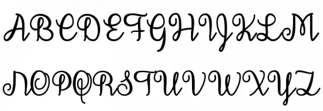 DecemberCalligraphy Fonte MAIÚSCULAS