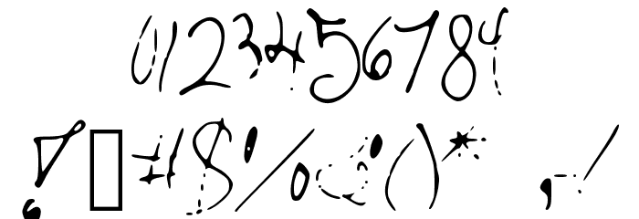 DecemberDear Font OTHER CHARS