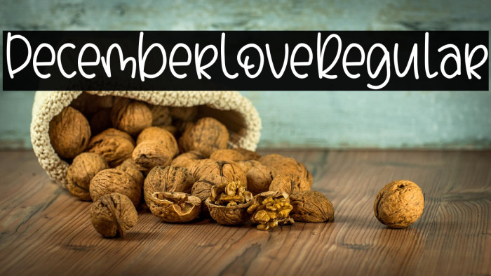 DecemberLoveRegular Example 2