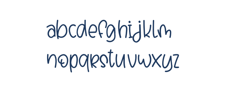 DecemberLoveRegular Lowercase