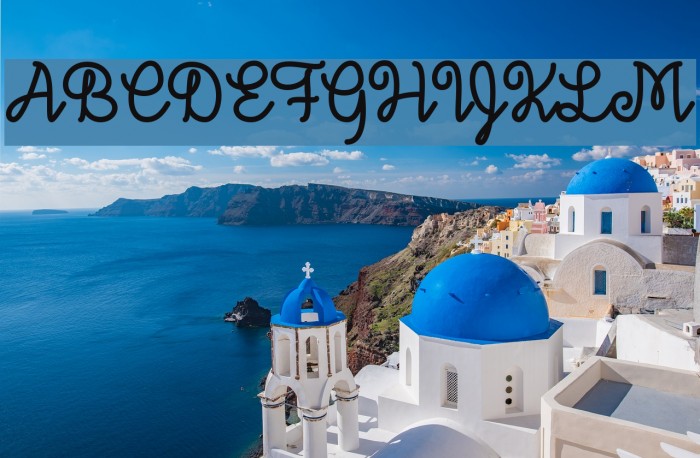 DecemberSkyFont フォント examples