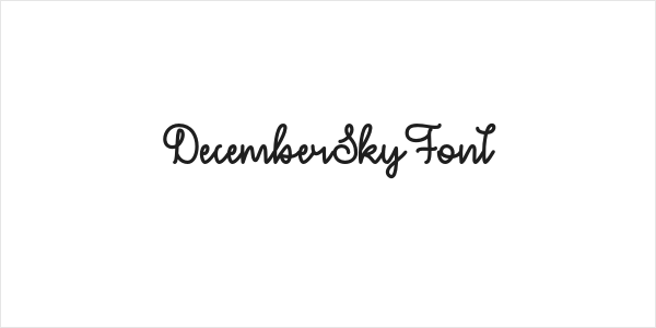 DecemberSkyFont Logo