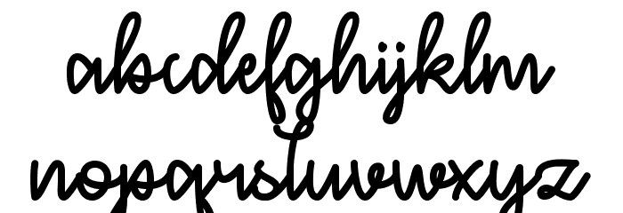 DecemberSkyFont フォント 小文字